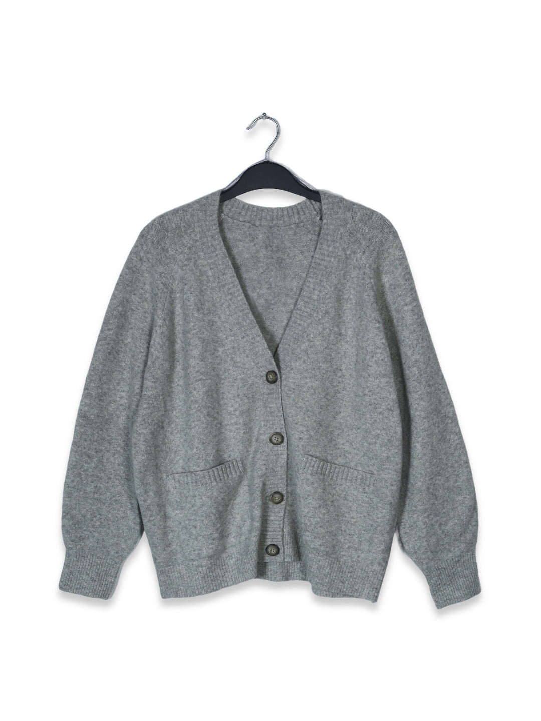 Primark Ladies V Neck Cardigan 84104 (Grey)