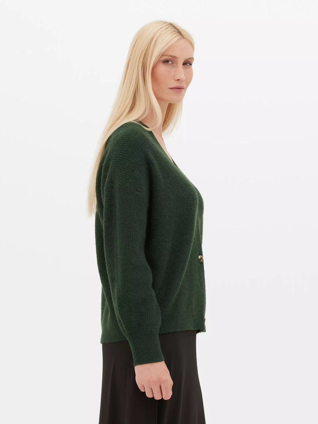 Primark Ladies V Neck Cardigan 4416803 (Green)