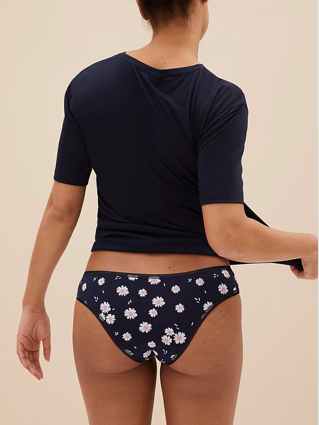 M&S High legs 5 Pack Panty T61/2111X (Pink)