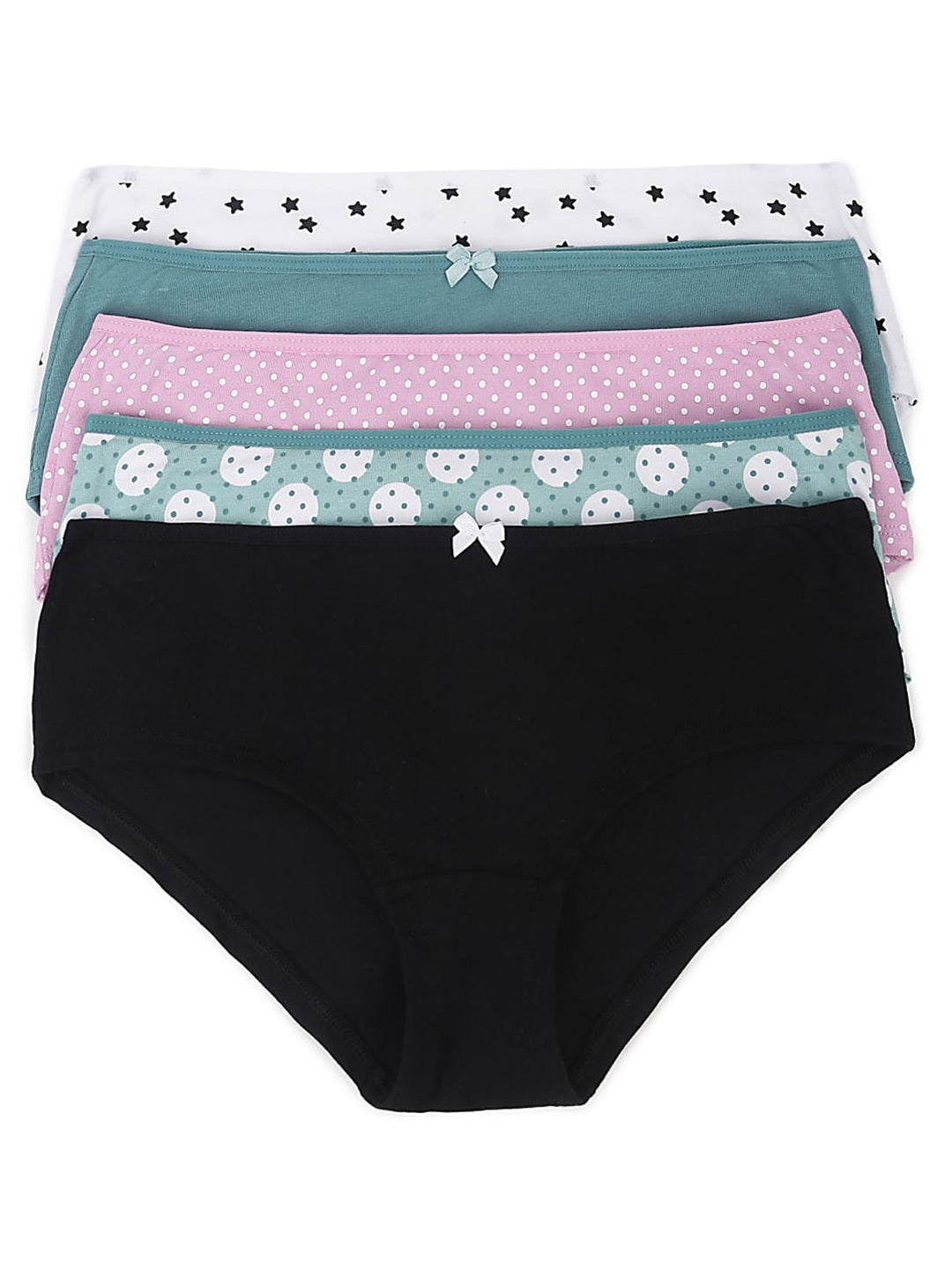 M&S Low Rise Shorts 5 Pack Panty T61/2114X (Sea Green)