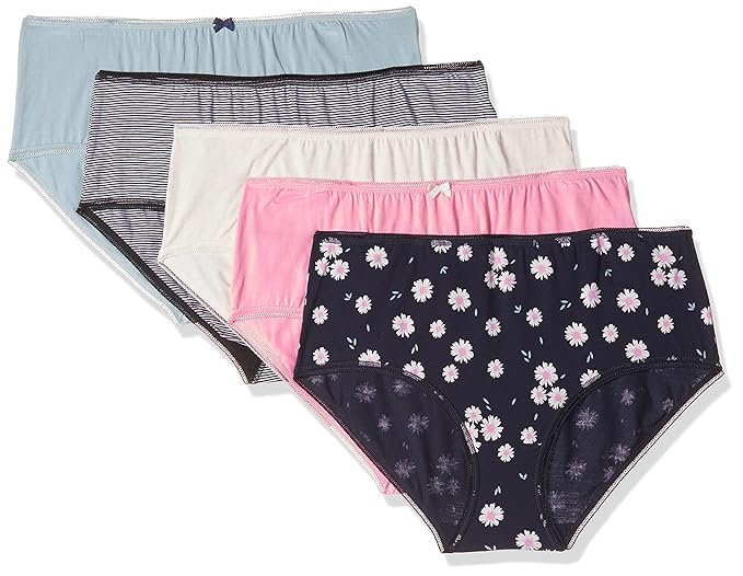 M&S High Rise Shorts 5 Pack Panty T61/2112X (Pink )