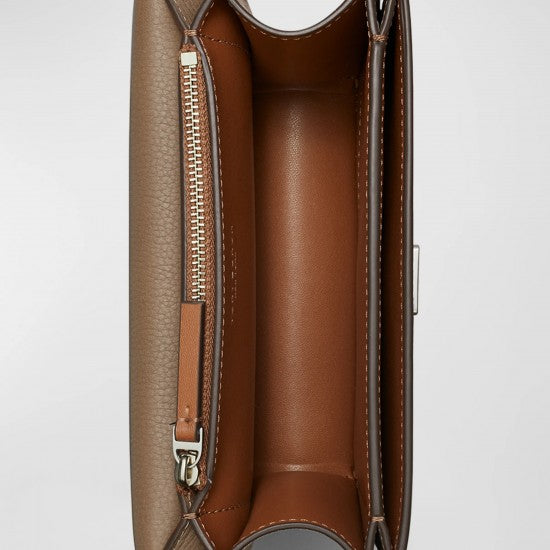 TB Eleanor Pebbled Small Convertible Shoulder Bag 147831