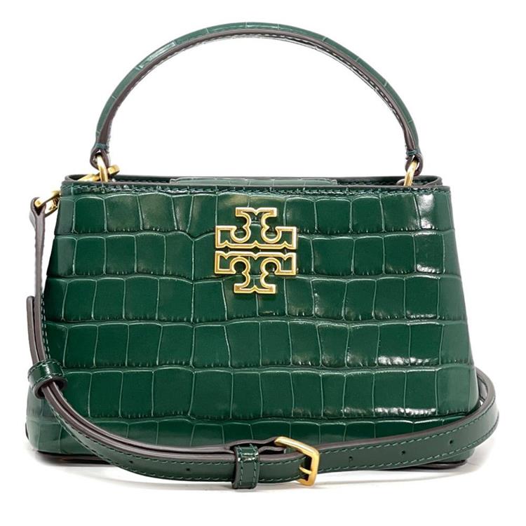 TB Britten Cror Embossed Micro Satchel Bag 124158