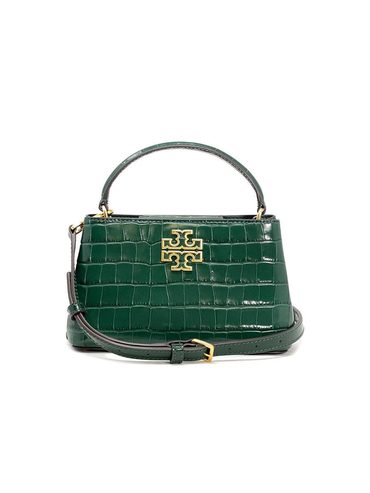 TB Britten Cror Embossed Micro Satchel Bag 124158