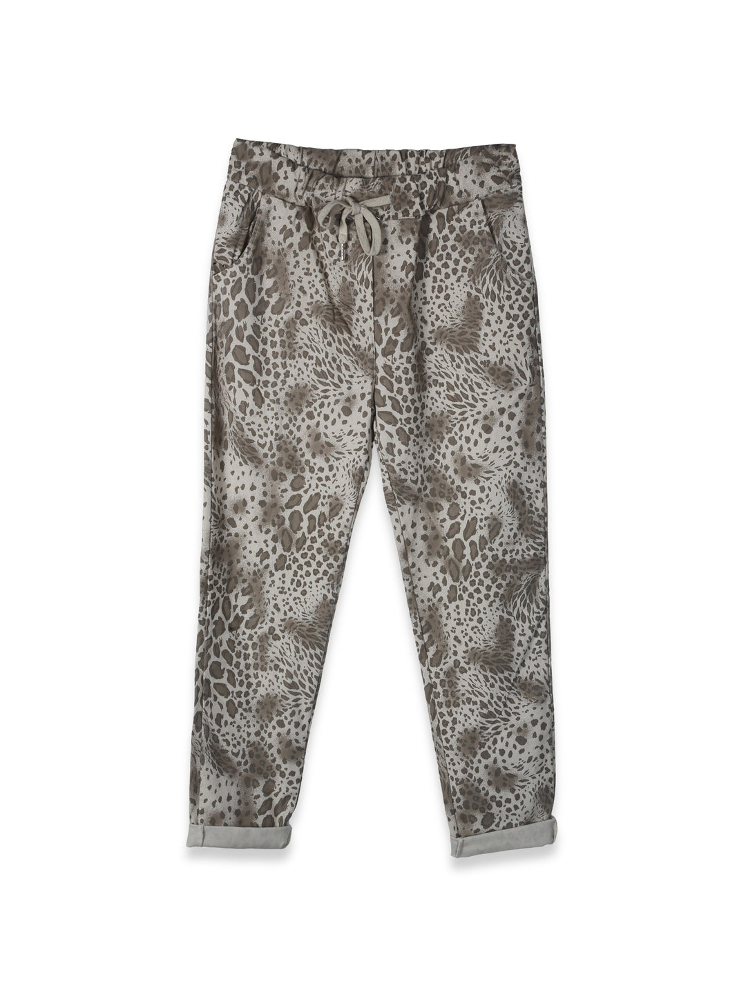 Glossy Uk Trouser Leopard Print