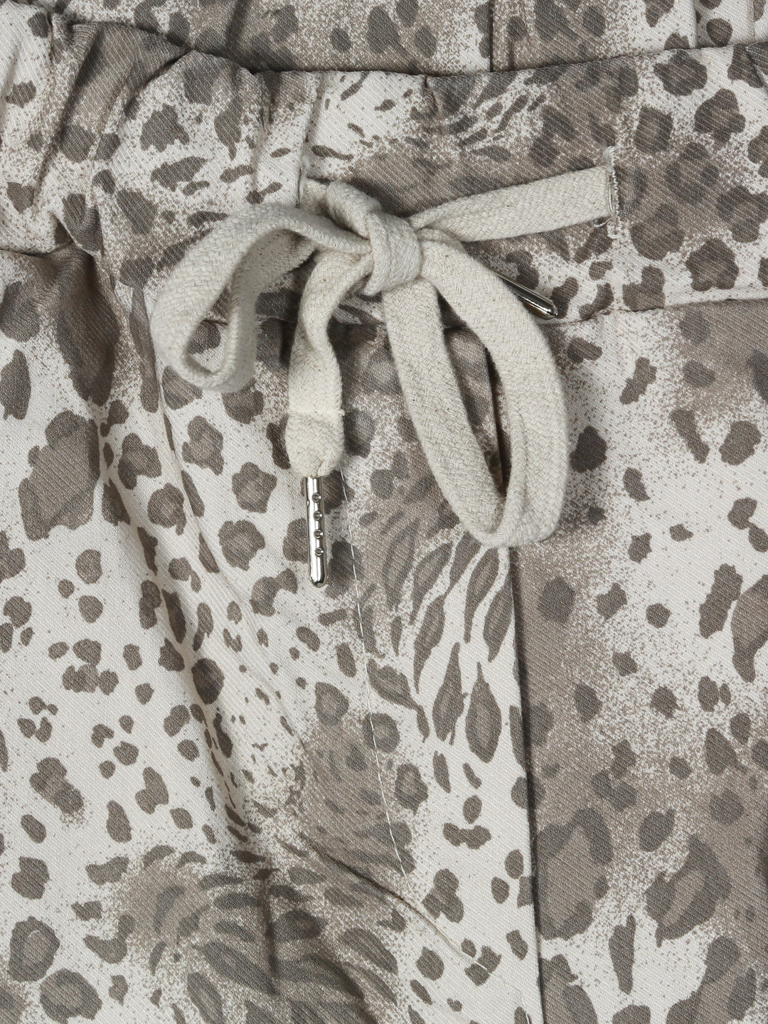 Glossy Uk Trouser Leopard Print