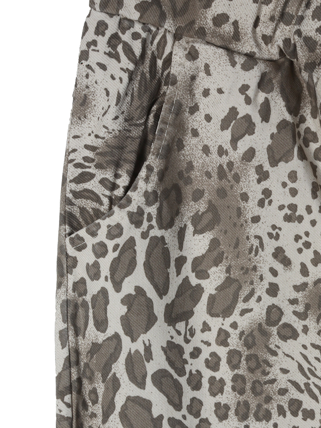 Glossy Uk Trouser Leopard Print