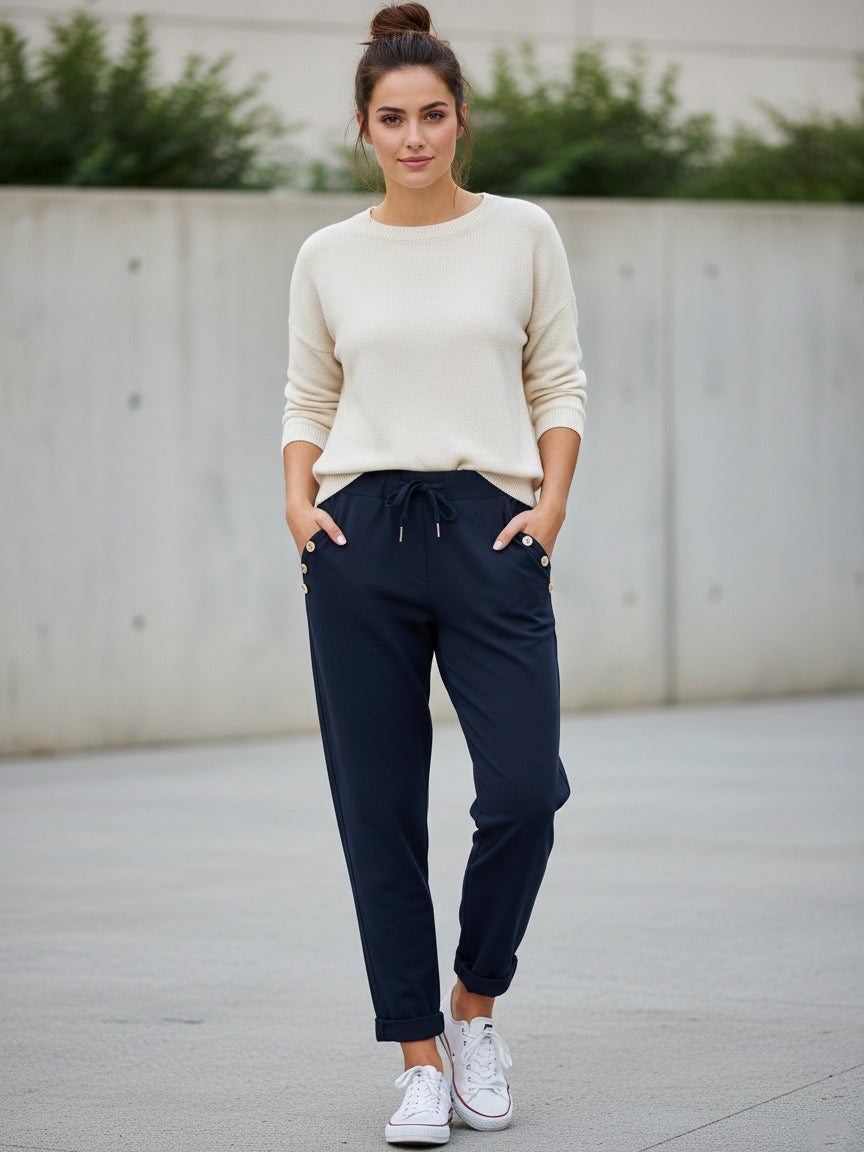 Glossy Uk Plian Trouser