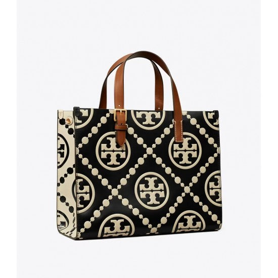 TB T-Monogram Shoulder Bag 1416 Black/White