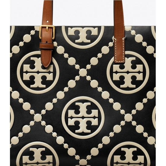 TB T-Monogram Shoulder Bag 1416 Black/White