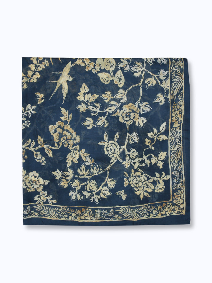 CD Ladies Scarfs Printed (Navy)