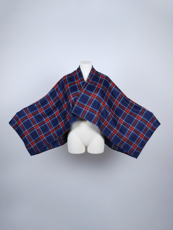 Liz Claiborne 3 Pcs Check Sleep Set (Navy)