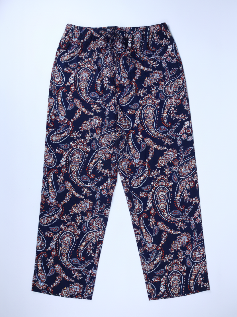 Liz Claiborne 3 Pcs Printed Sleep Set (Navy)