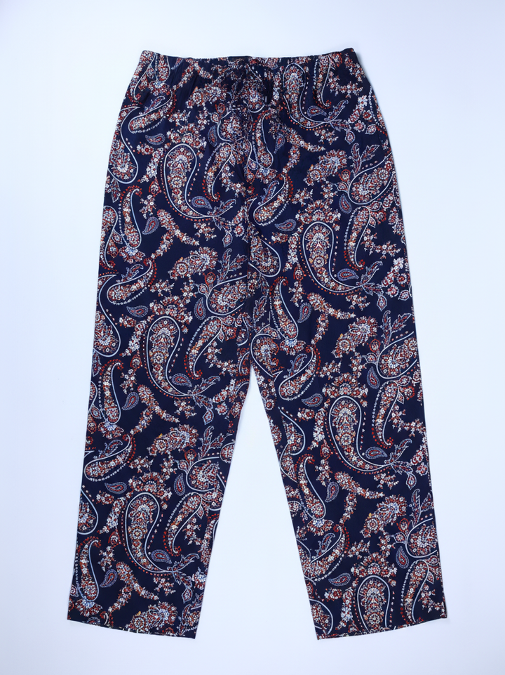 Liz Claiborne 3 Pcs Printed Sleep Set (Navy)