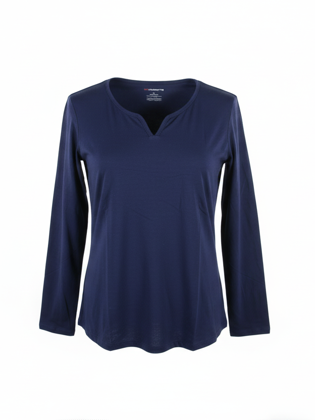 Liz Claiborne 3 Pcs Printed Sleep Set (Navy)