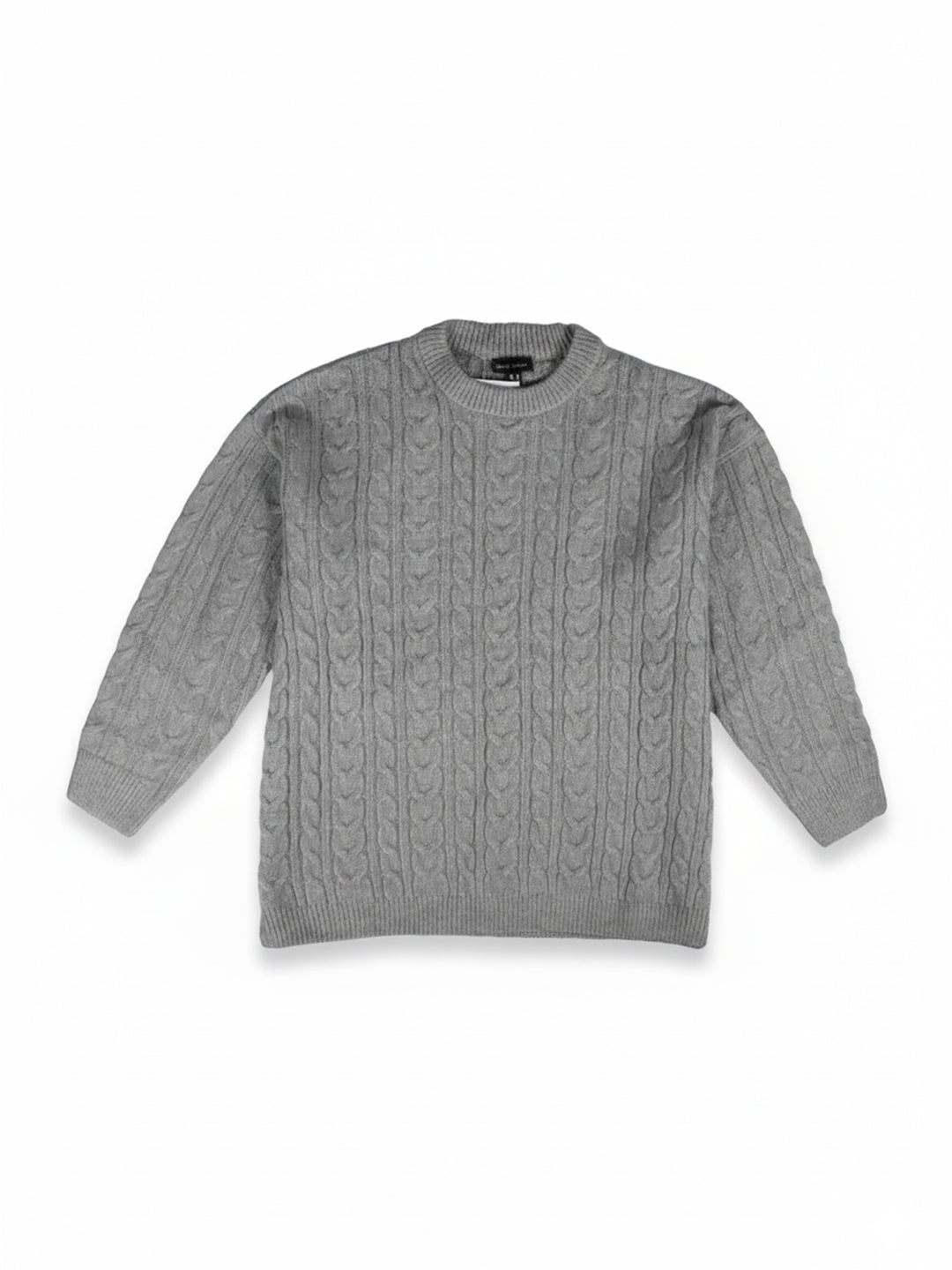 NEW LOOK Ladies Crew Neck Jumper (Grey)