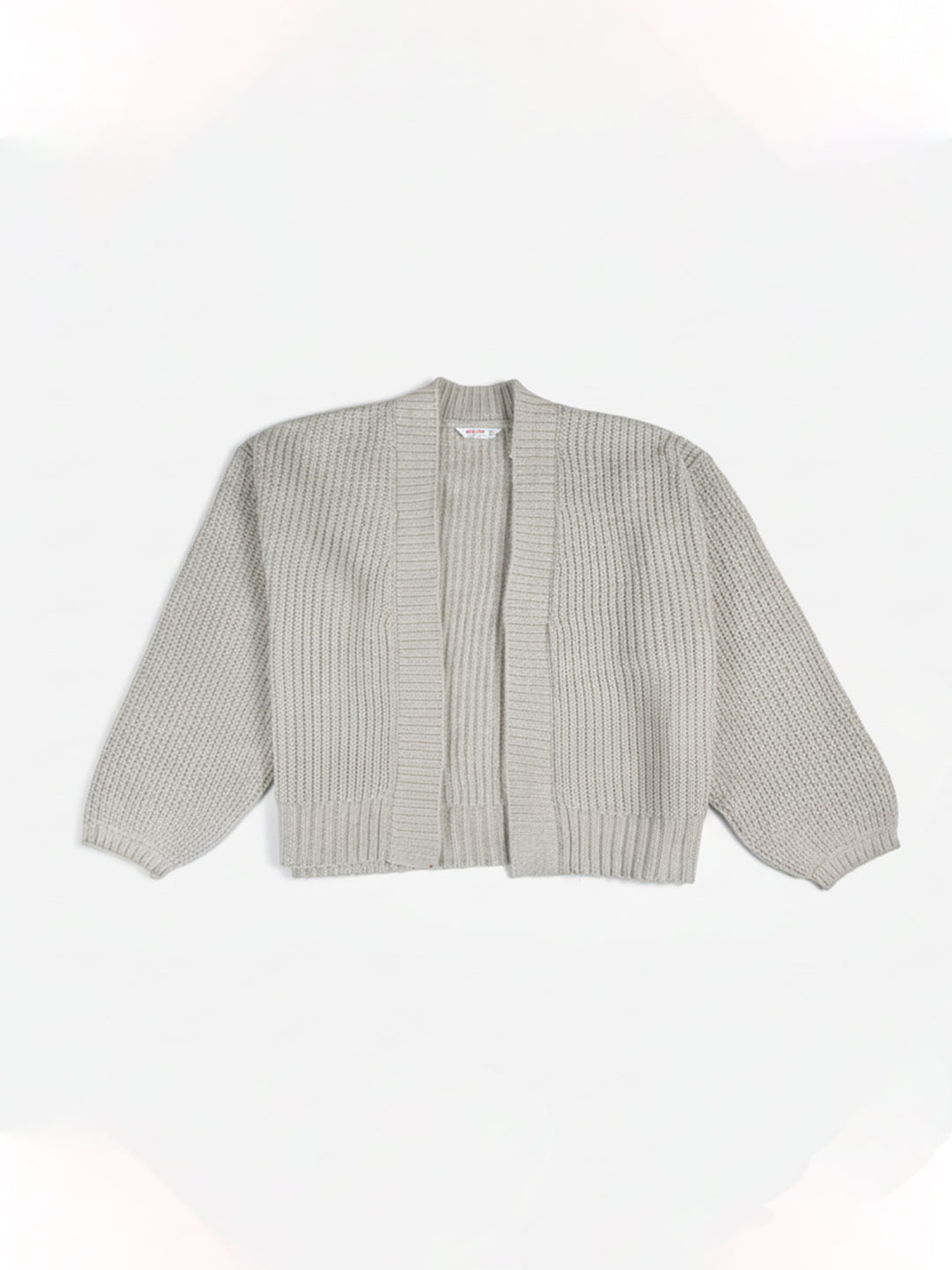 Any Day Ladies Front Open Cardigan (Fawn)