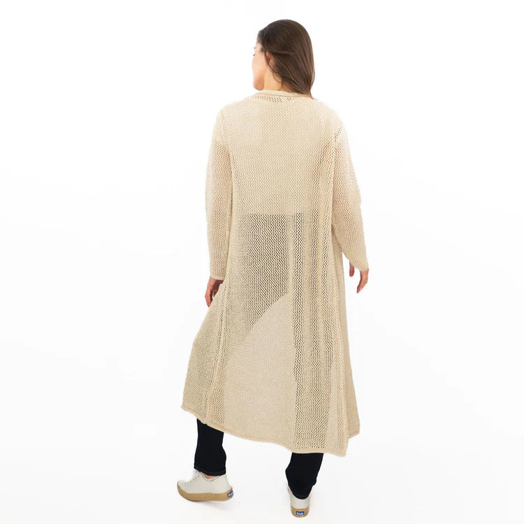 M&S Ladies Autograph Long Line F/O Cardigan