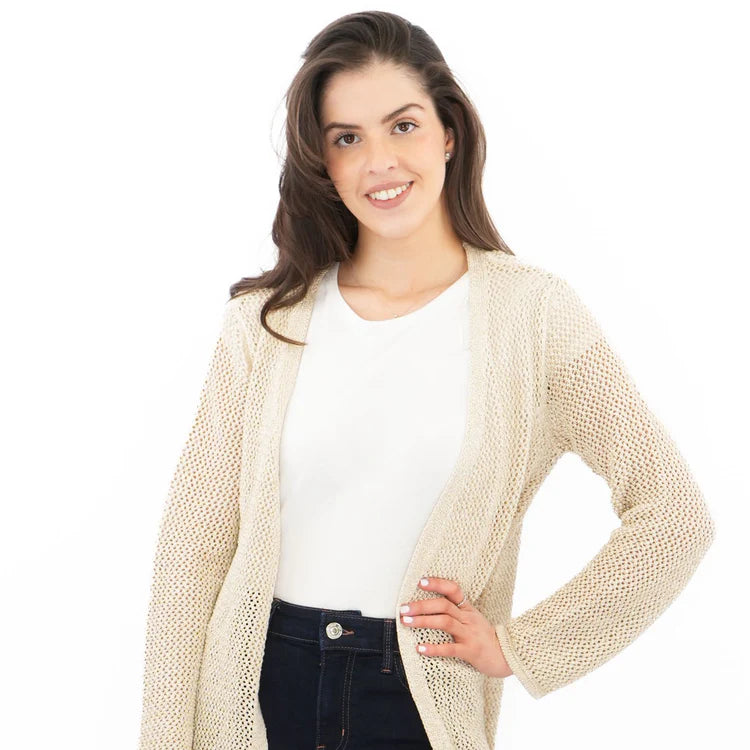 M&S Ladies Autograph Long Line F/O Cardigan