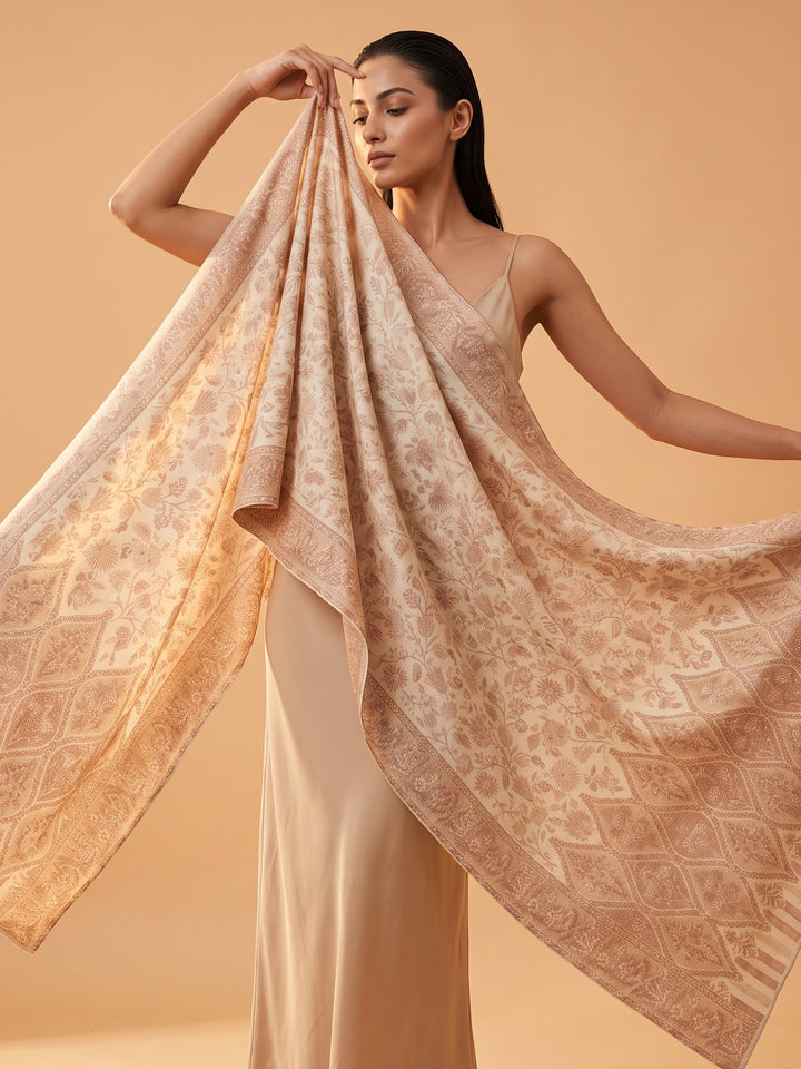 HS Kani Zari Jall Shawl