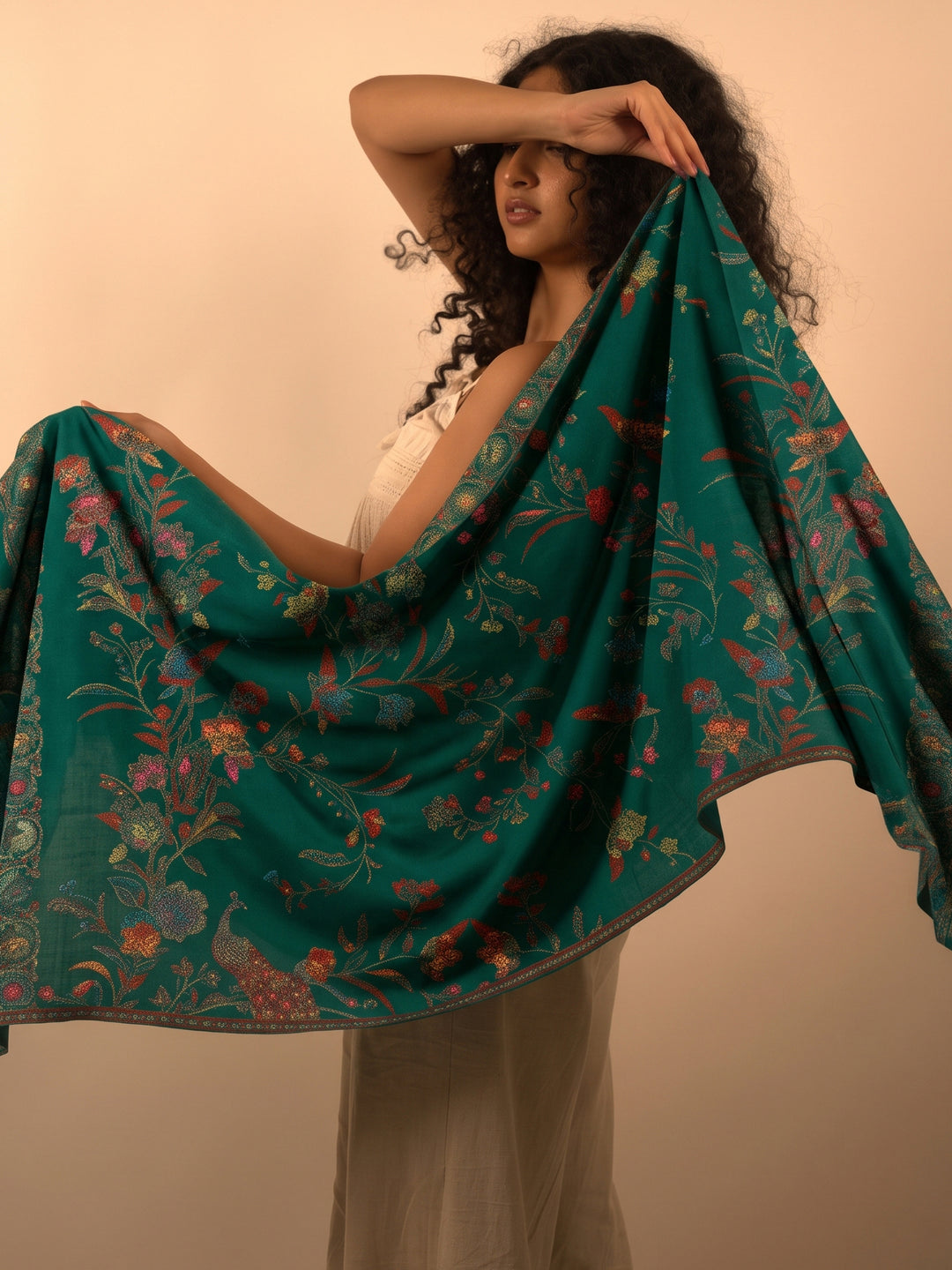 HS Mor Kari Kani Pashmina Stole