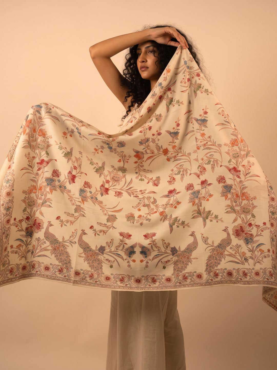HS Mor Kari Kani Pashmina Stole