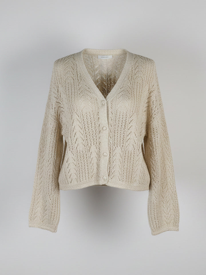 M&S Ladies Cotton blend Crochet Jumper & Cardigan