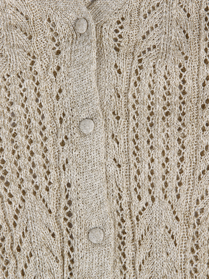 M&S Ladies Cotton blend Crochet Jumper & Cardigan