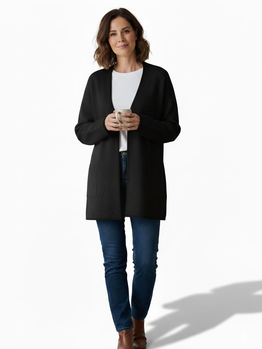 Glossy Ladies L/S Cardigan 8570 (Black)