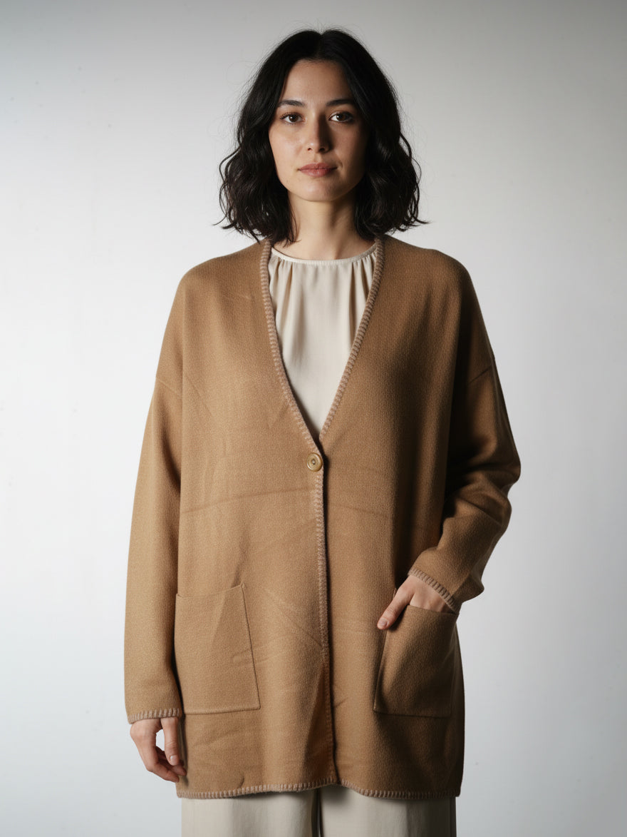 Glossy Ladies L/S Cardigan 8570 (Camel)