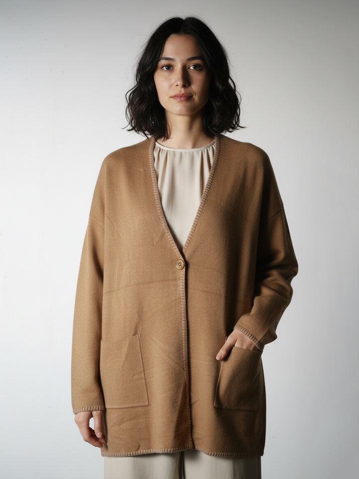 Glossy Ladies L/S Cardigan 8570 (Camel)