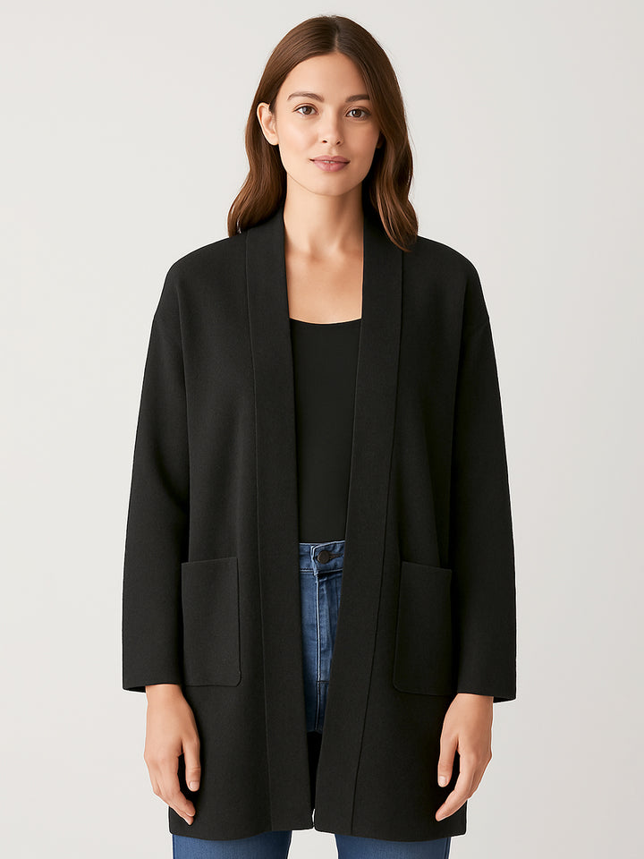 Glossy L/S F/O Long Jersey 8527 (Black)