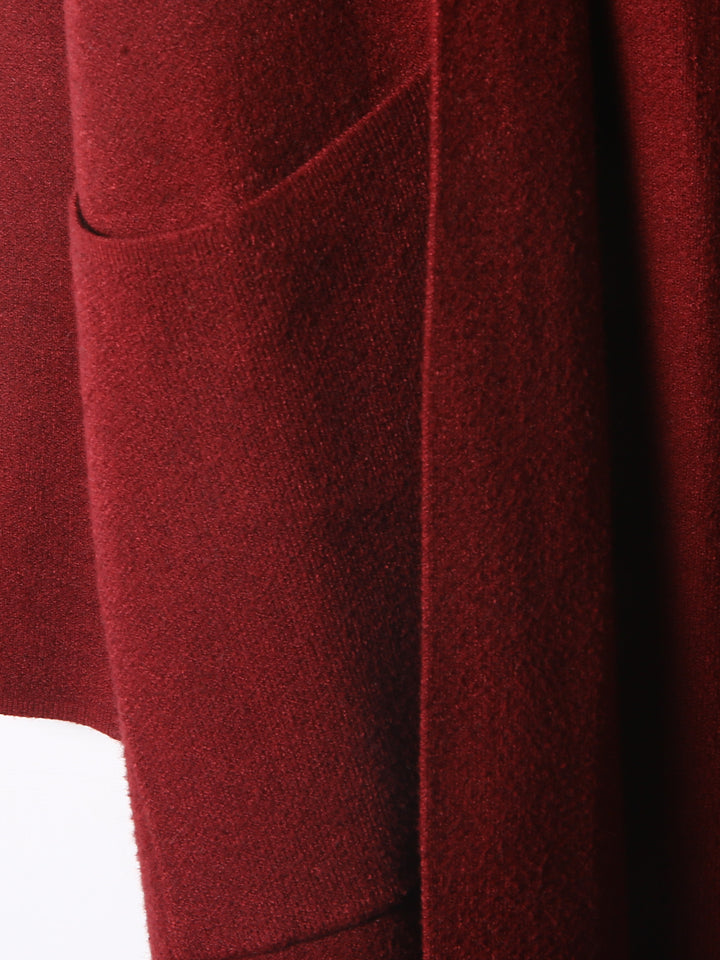 Glossy L/S F/O Long Jersey 8527 (Burgundy)