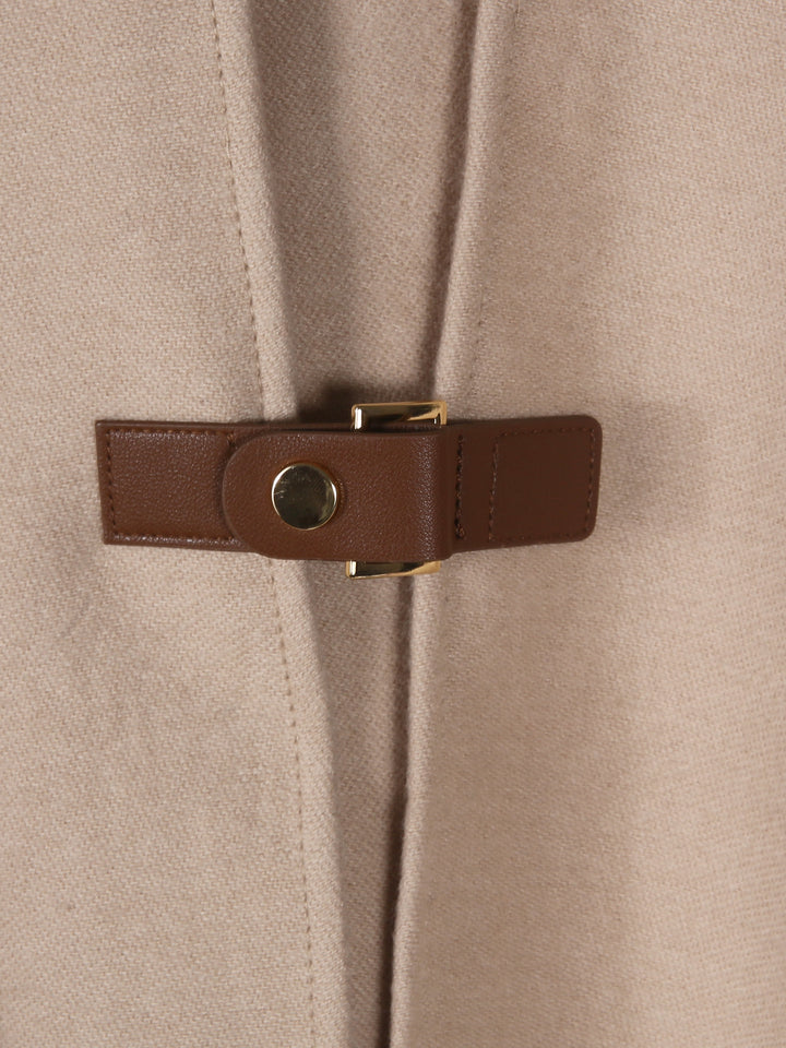 Primark Ladies Reversible Cape shawl 2422602 (Taupe)