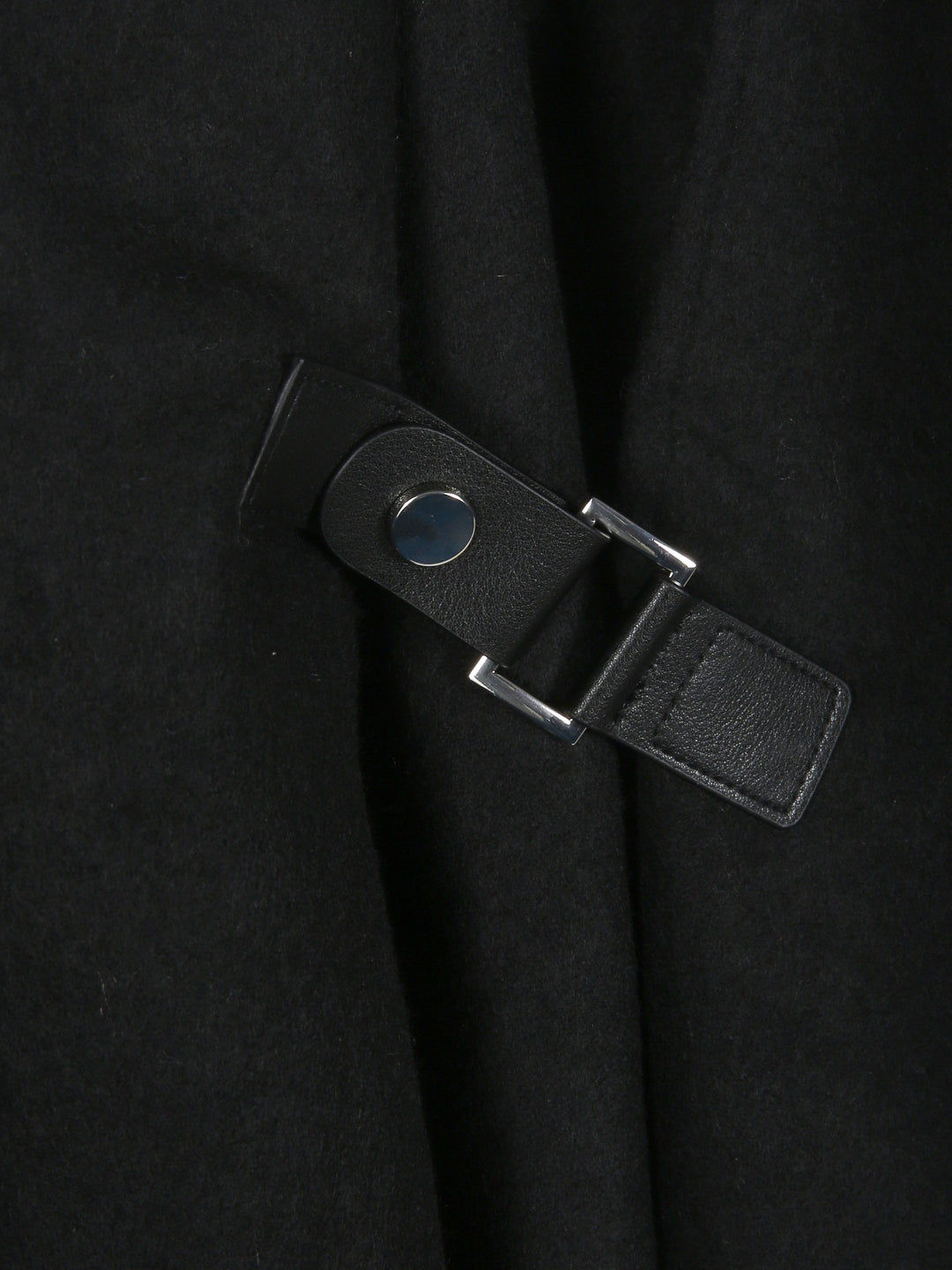 Primark Ladies Reversible Cape shawl 2422602 (Black)