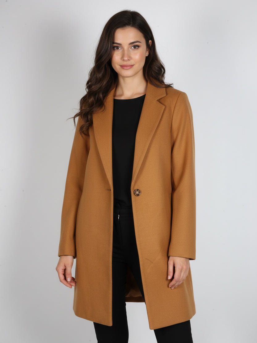 Miss Guided Ladies Blazer 3QTR Long Coat 4500090145