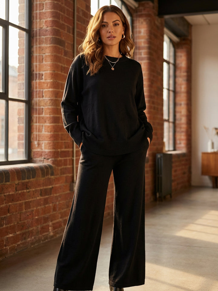 Imported Ladies Co-ord Set 736244 (Black)