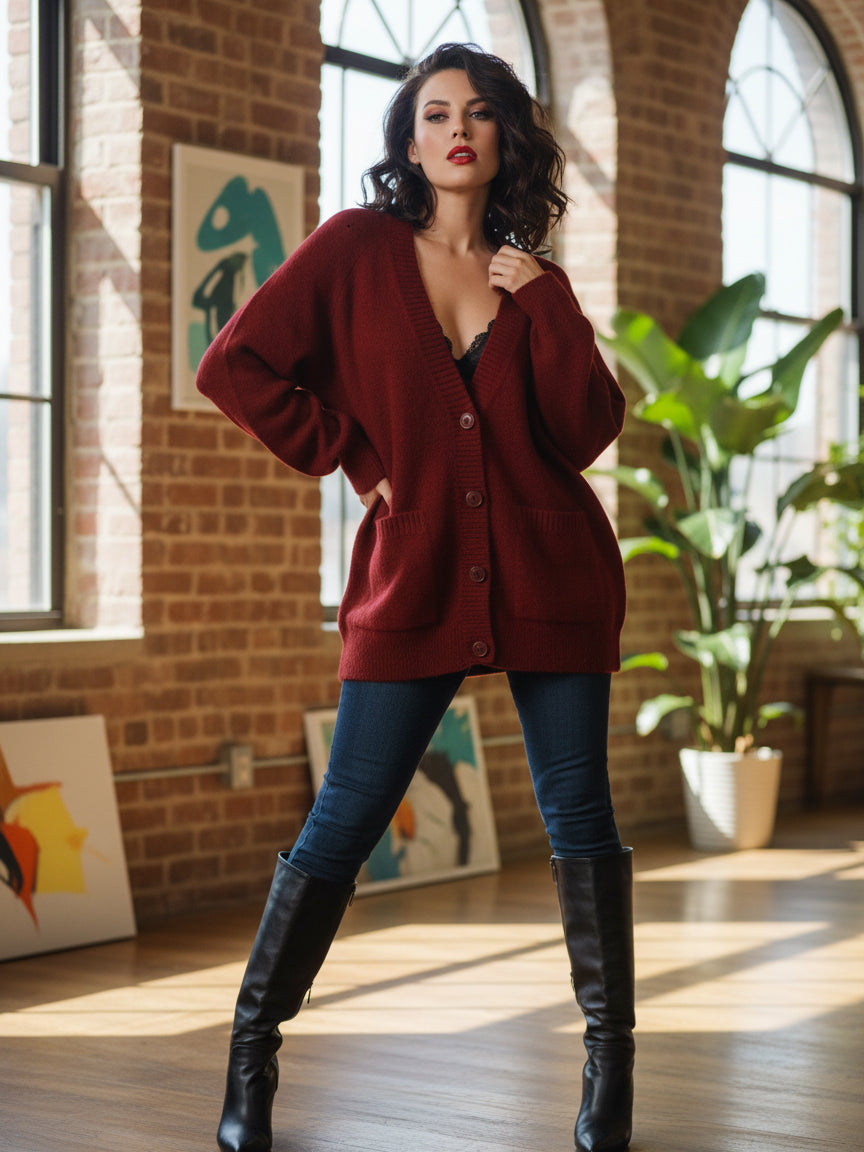 Primark Ladies L/S Cardigan With Pockets