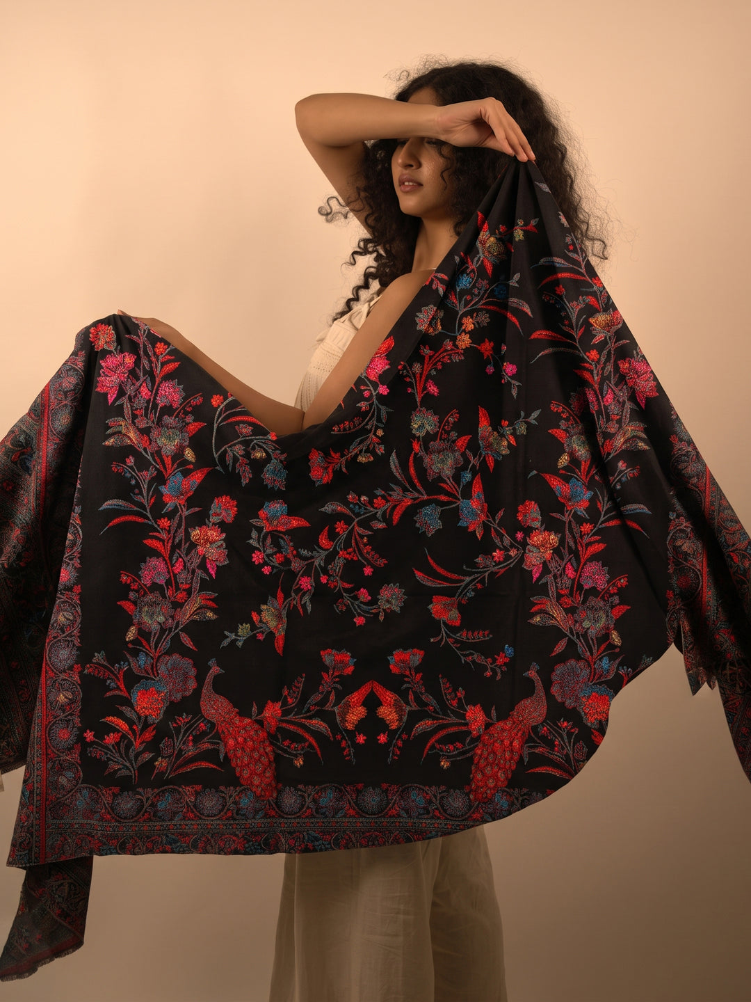 HS Mori Kari Kani Pashmina Stole
