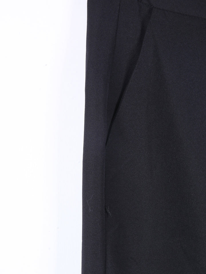 Hayel Ladies Dress Pant With Belt (Black)