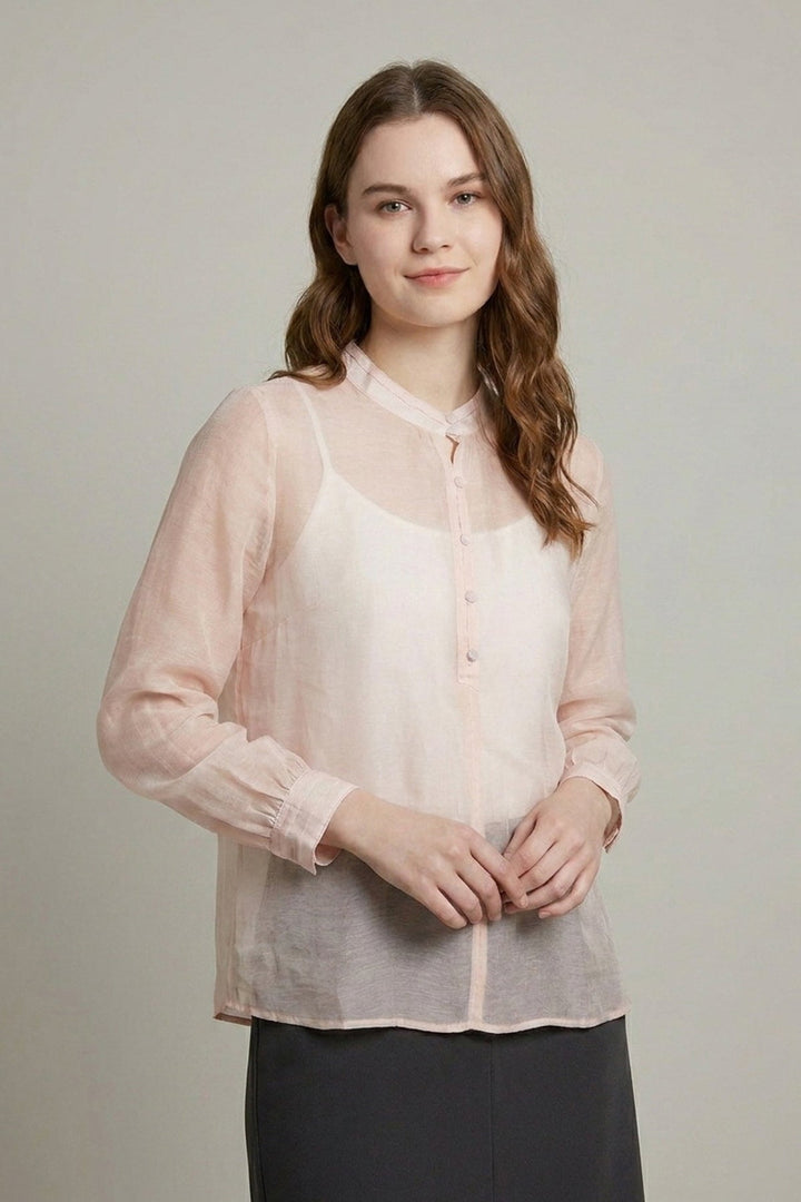 Mandarin Collar Shirt
