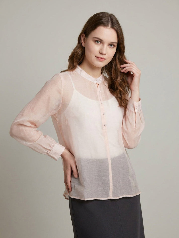 Mandarin Collar Shirt