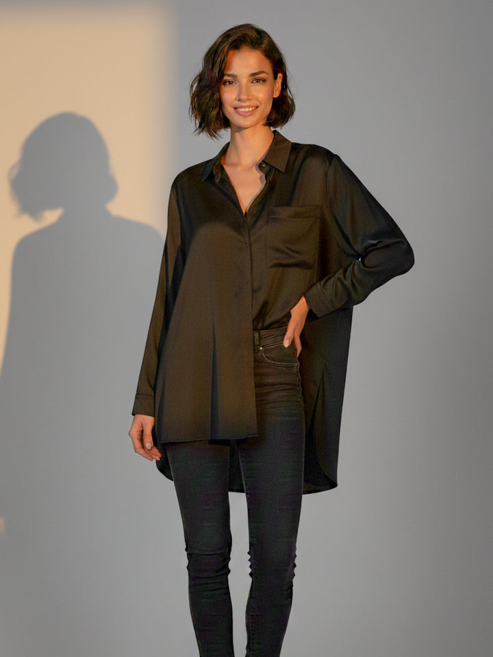 Vellari Ladies Over Size Casual Shirt 34794
