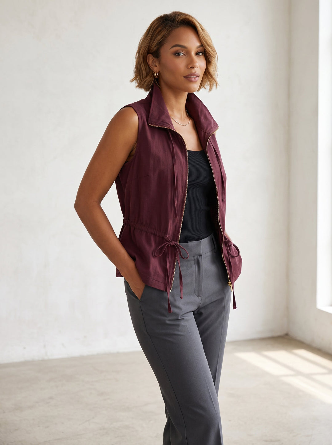 Stylish Sleeveless Women’s Casual Top