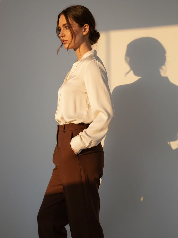 Hayel Ladies Dress Pant Without Belt