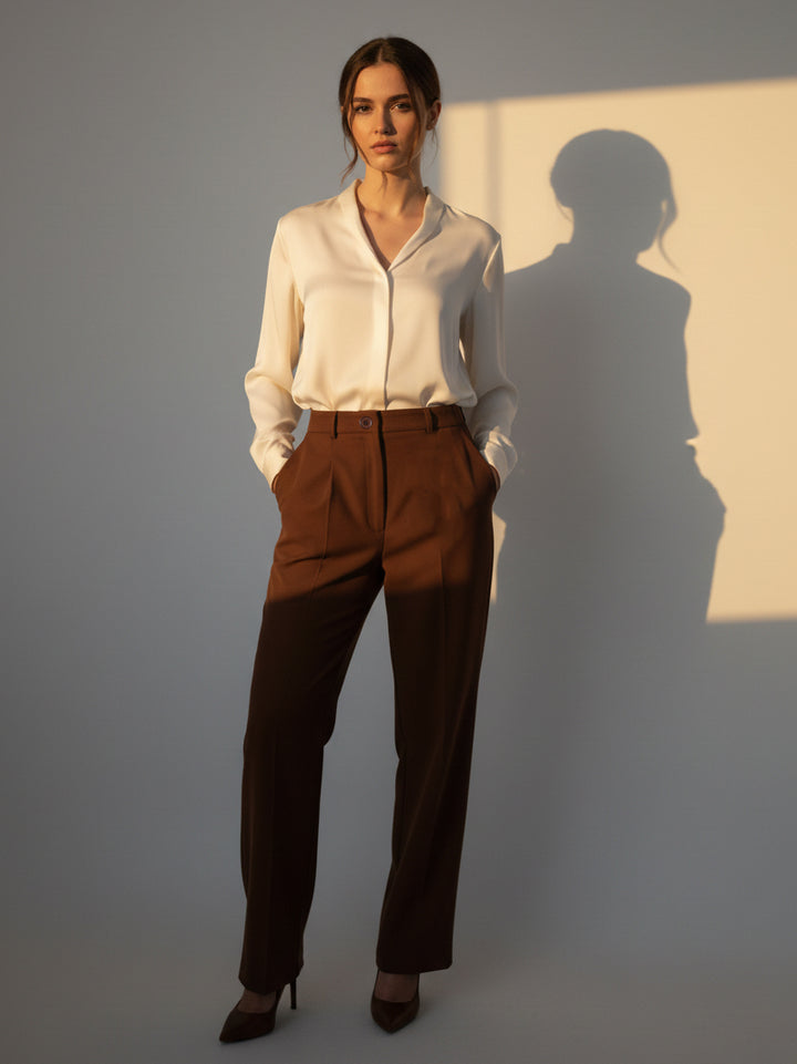 Hayel Ladies Dress Pant Without Belt