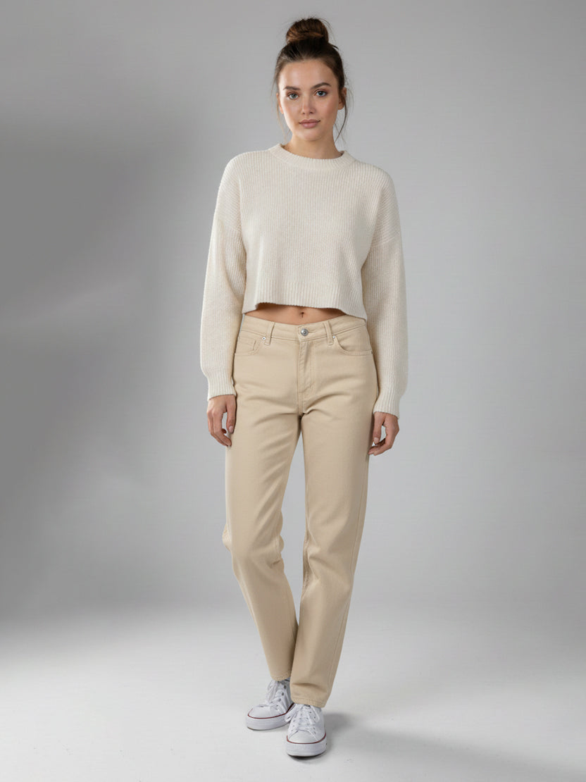 Daisy Street Ladies Wide Leg Jeans