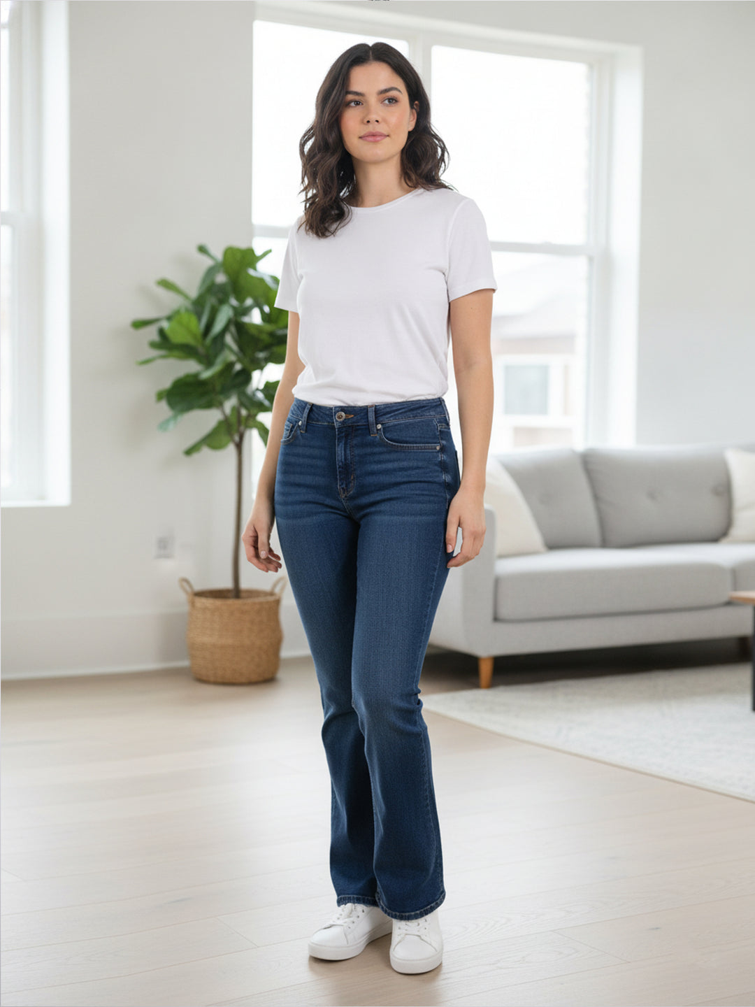 M&S Ladies Eva Boot Cut Regular Jeans