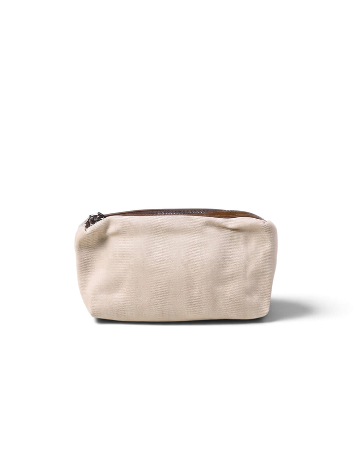 Imported Mini Canvas And Leather Trimmed Bucket Hand Bag KC86-Xc86
