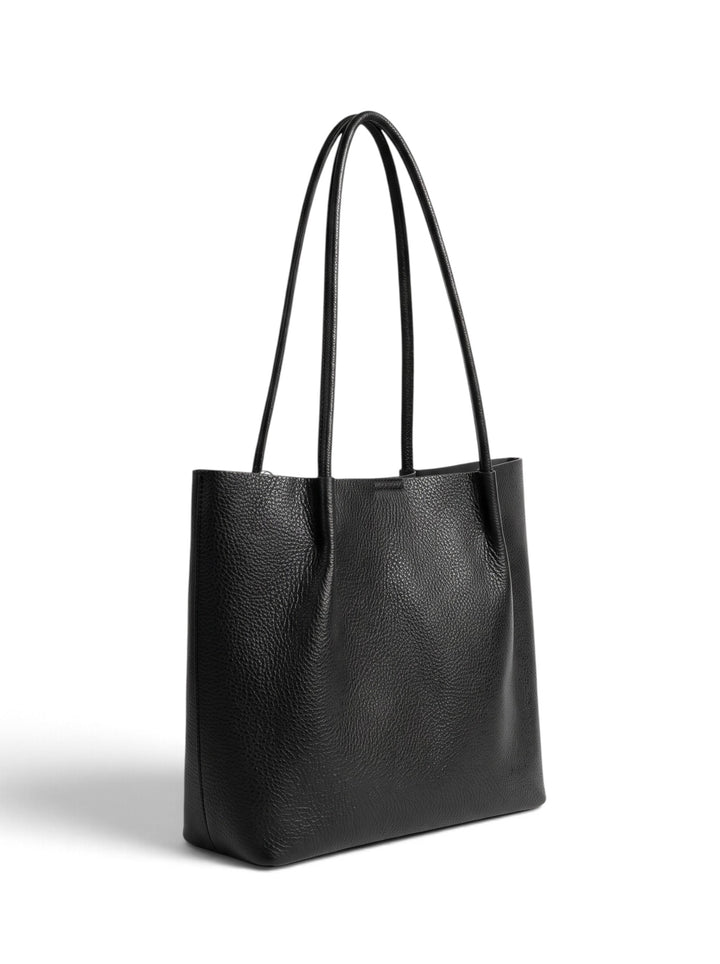 Imported Faux Leather Tote Bag With Mini Cross Body KC86-1003-1